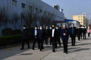 河南省副省长武国定到洛阳乐鱼官方站页面登录入口调研指导工作